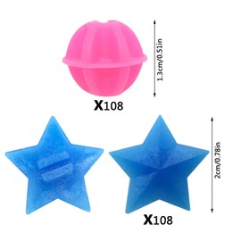 CKANDAY 210 Pieces Bike Wheel Spokes Beads, Colorful Bicycle Decoration Spoke Plastic Clip Round Decor Beads for Kids, Assorted Color and Shapes