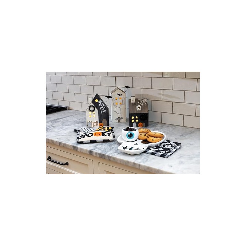 Mud Pie Led Wood Haunted House, Danger