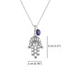 MYSTIC JEWELS By Dalia - Hamsa 925 Sterling Silver 7mm