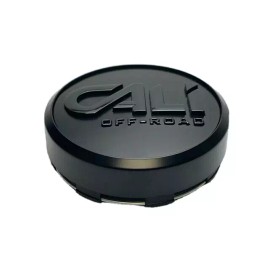 Cali Off-Road Matte Black/Gloss Black Logo Snap In Wheel Center Cap C109109MB02