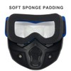 2 Pack Tactical Mask Detachable Goggle Masks Compatible with Nerf