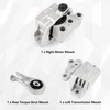 Dexepe Engine Motor Transmission Mount Set 3Pcs Compatible with Jeep