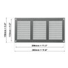 Ventilation Grille/Exhaust Air Grill Bug Screen Weather Guard 12x6 inch