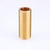 SUPERTOOL Thread Nipple 1/2" Brass Running Nipple Threaded Tube for