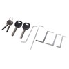 Rustproof Lock Set Stainless Steel Hanging Lock with Keys Outdoor