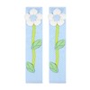 Atelierate 2PCS Pastoral Flower Polka Dot Door/Refrigerator Handle Cover Fridge
