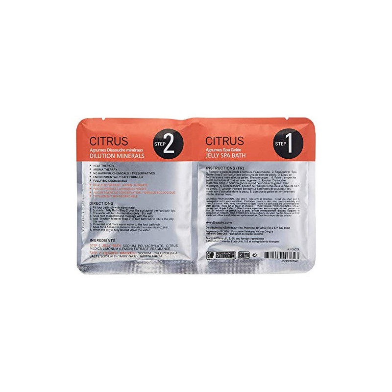 AvryBeauty Gel-Ohh Jelly Spa - Sweet Citrus, 1 ct.