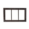Shed Window 10x18 Brown - Fixed Design with Durable Tempered