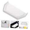 Tofficu Rain Gutter End Plug Gutter Accessories Downspout Parts PVC