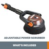 Worx Hydroshot Adjustable Outdoor Power Scrubber, Quick Snap Connection -