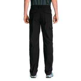 clothin Men's Elastic-Waist Travel Pant Stretchy Lightweight Pant Multi-Pockets Quick Dry Breathable(Black 3XL-30)