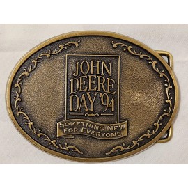 JOHN DEERE 1994 SOMETHING NEW OF EVERYONE JOHN DEERE DAY BELT BUCKLE