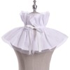 CUNLLY Vintage Renaissance Clown Costume - Detachable White Collar Fancy