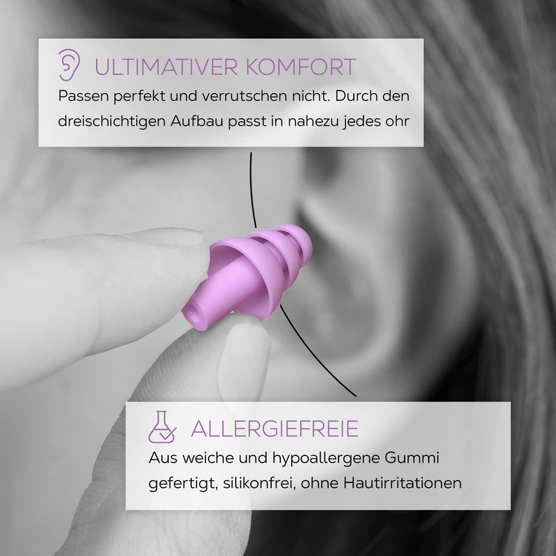 Shush Focus Earplugs - Concentration Ear Plugs - For Less