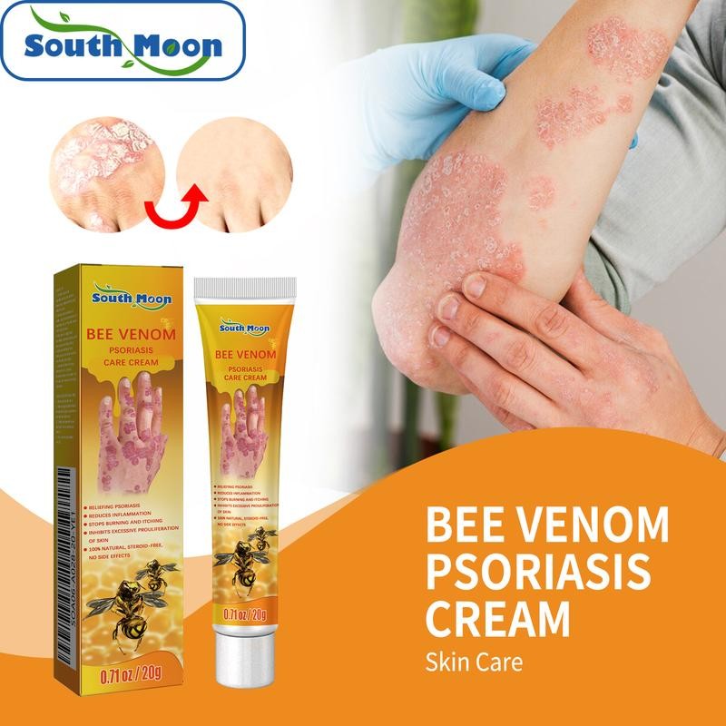 Wellness South Moon Anti-Itch Bee Venom Psoriasis Cream Cooling Soothing
