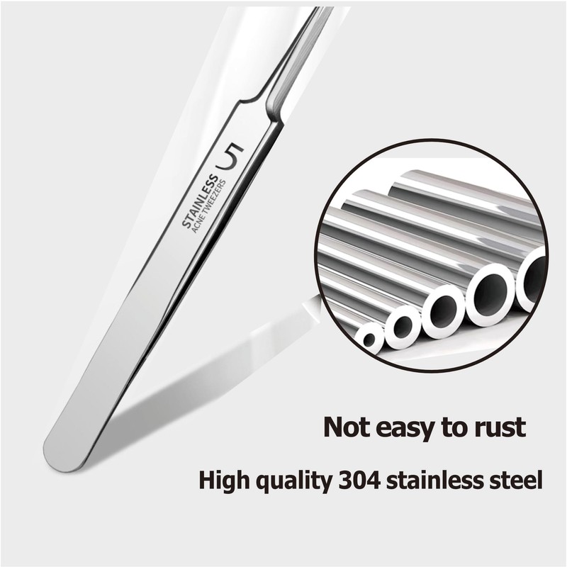 Blackhead Remover Pimple Popper Tool Kit - (5 Piece Kit)