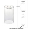 Clear Glass Cylinder Shade, 2 pack, Pendant Lights Shade Fixture