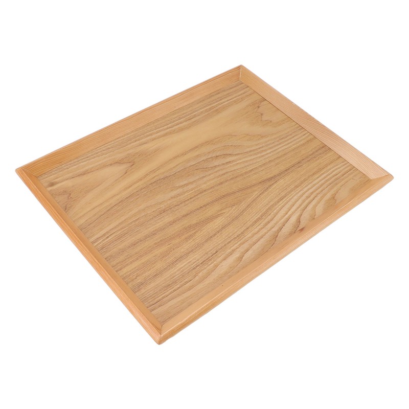 Rectangle Wood Tray Multifunctional Serving Tray for Fruit Food Pizza