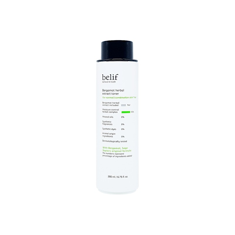 Belief Bergamot Herbal Extract Toner 200ml / 빌리프 베르가못 허벌