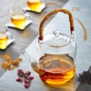 Glass Teapot with Removable Infuser and Lid, Stovetop Safe, Glas