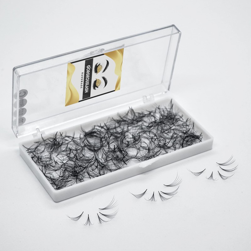 GorgeousLash 1000 Premade Lash Fans. 10D, 8D, 7D, 6D, 5D,