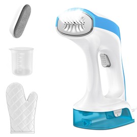 TC-JUNESUN Portable Handheld Garment and Fabric Steamer 1000 Watts,Steamer for Clothes,Quick Heat Aluminum alloy plate Steam Nozzle,30s Fast Heat-up, 260ml Big Water Tank Portable Clothes Steamer