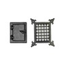 Perilla Home Cast Iron Safety Speakeasy Classic Style Black Grill