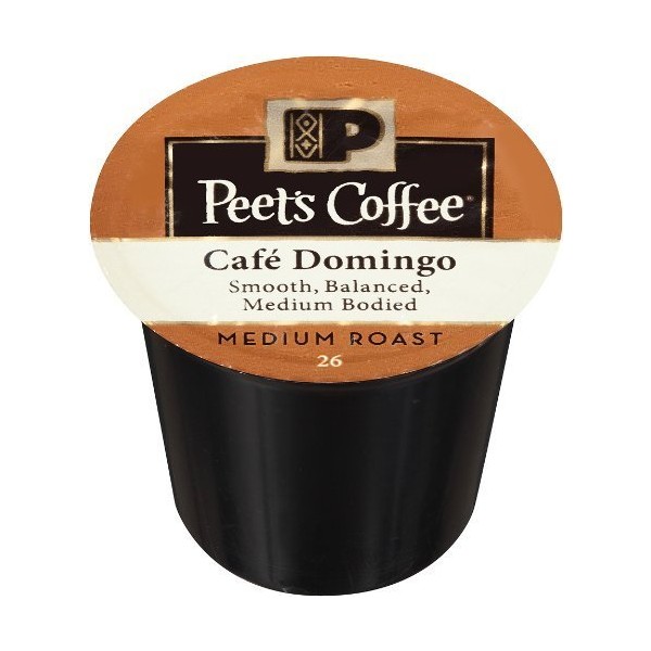 Peet's Coffee & Tea Coffee Cafe Domingo Blend K-Cup Portion Pack for Keurig K-Cup Brewers, 88 Count