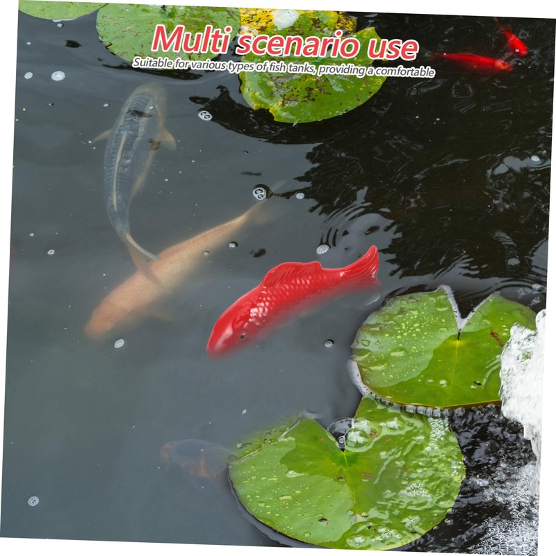 BUGUUYO Ceramic Fish Tank Floating Duck Ornament Engaging Aquarium Decor