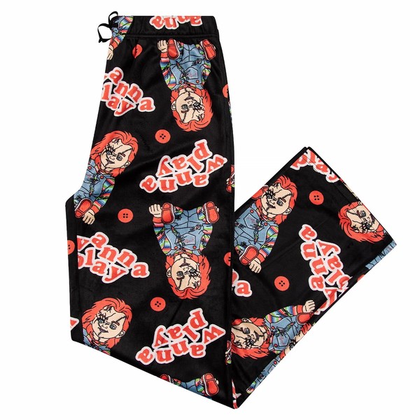 CHUCKY WANNA PLAY BLK 1PC MENS LOUNGE PNT