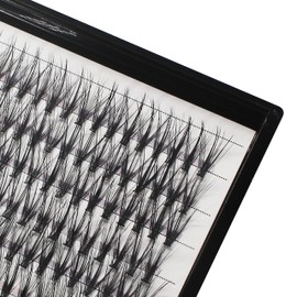 Bodermincer 200pcs/Pack C Curl 20 Root Thickness 0.07mm Professional Makeup Individual Lash Cluster Black Individual Cluster Eye Lashes Grafting Fake False Eyelashes Lash Clsuter Wispy (20mm)