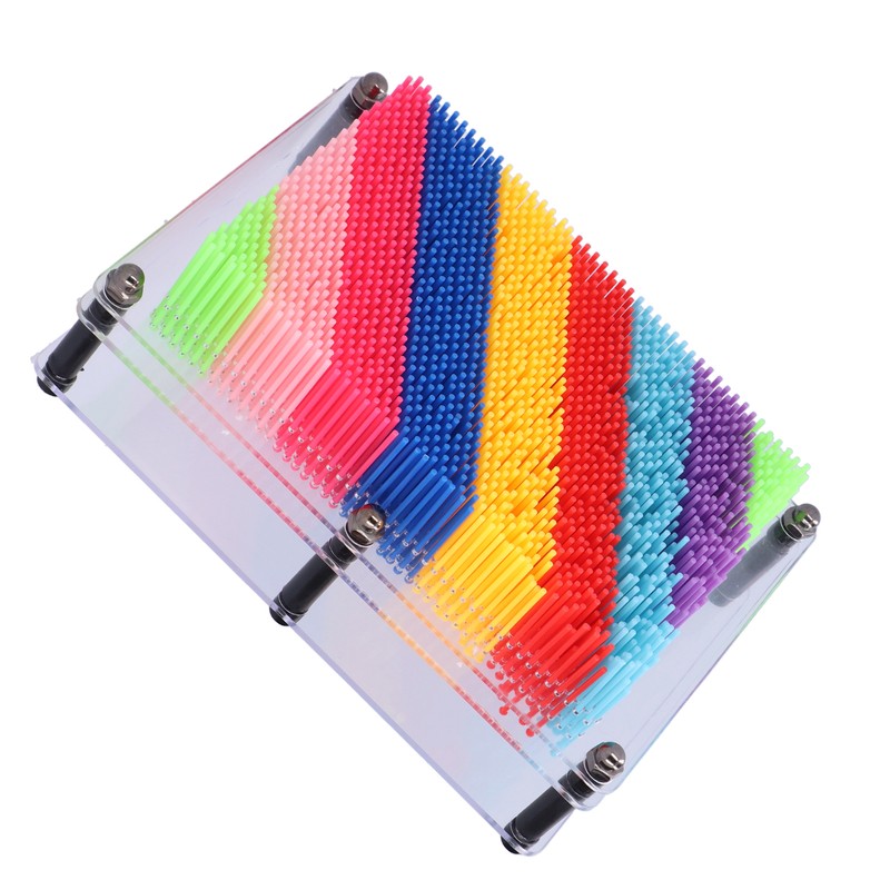 Pin Art Toy 3D Plastic Board Hand Print Model Cloning