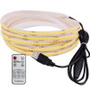 XUNATA Dimmable COB LED Strip, USB 5V 6.6ft/2m 320LEDs/M Flexible