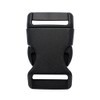 KEEJEA 25mm Plastic Buckles Contoured Side Release Buckles Black Clasp
