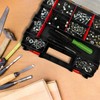 Double Side Tool Box Organizer, Hardware Storage Box, Portable Small