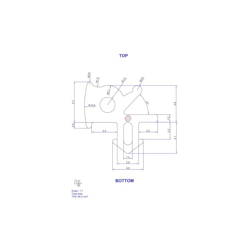Upvc Rehau E781 Door Window Bubble Flipper Weather Gasket Rubber