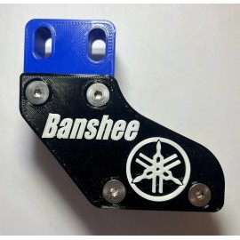 YAMAHA BANSHEE SWINGARM CHAIN GUIDE SLIDER 1987-06 PRO RACING BLUE SPACERS LOGO