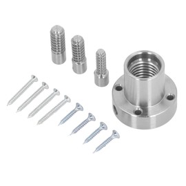 2 Inch Lathe Faceplate with Screw Alloy Steel Woodworking Chuck Face Plate for 1x8TPI Spindle