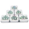Goodma 12 Pieces Square Metal Empty Tins Home Storage Containers