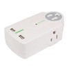 Cable Leader 3 AC Outlet Surge Protector Wall Tap with