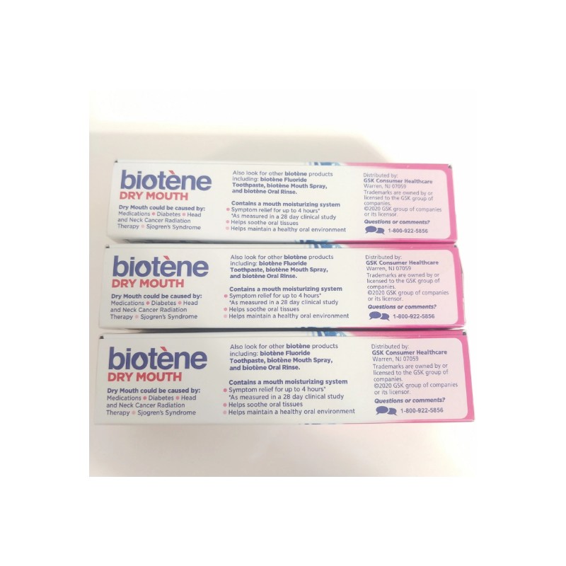 3 pack - Oral Balance Dry Mouth Moisturizing Gel 1.5