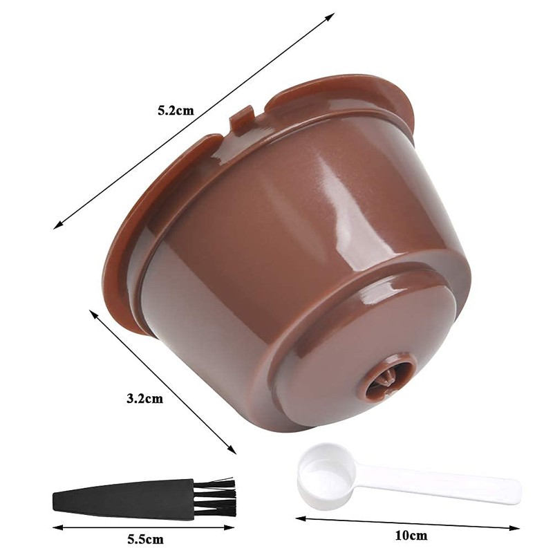 FOROREH 3Pcs Dolce Gusto Coffee Reusable Refillable Pods, Dolce Gusto