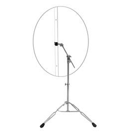 Drum Shield, 30 inch - 2 Pack Crystal Clear Acrylic Drum Kit Baffle, Drum cage, Muffles Live Recording Standard Mounting on Cymbal Stand, Performance Sound Shield (30 inch - 2 Pack)