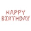 Generique Birthday Balloons Foil Balloons 13 Pieces Pink