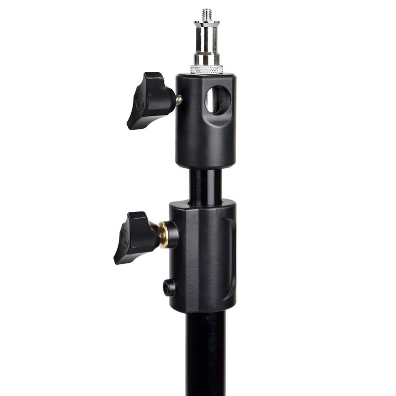 Flashpoint Pro Heavy-Duty Air-Cushioned Light Stand (Black, 13')