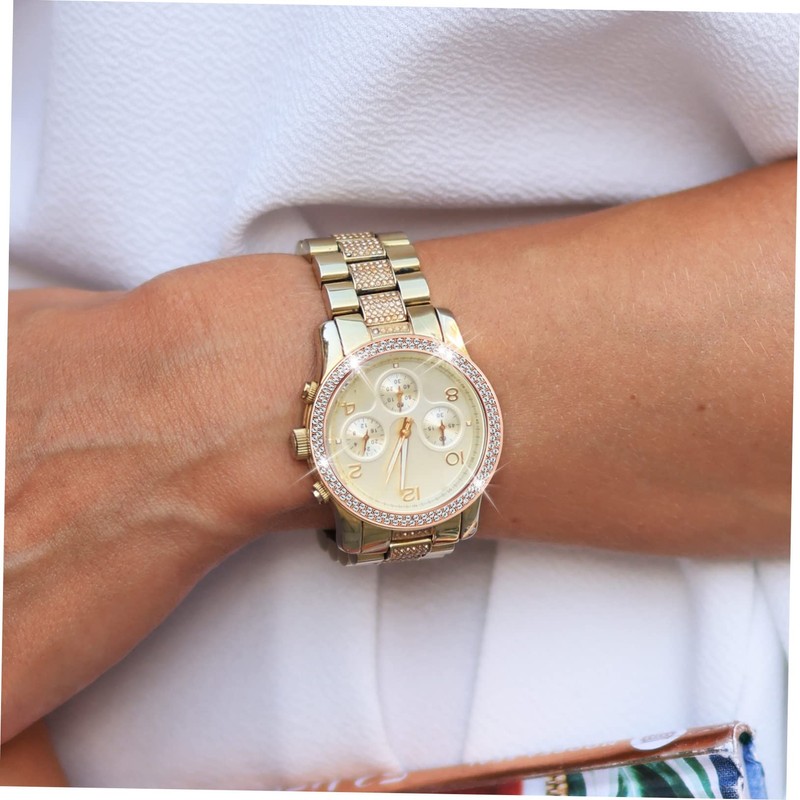Tofficu Rhinestone Watch Case Protector Ring for Watch Stylish Bumper