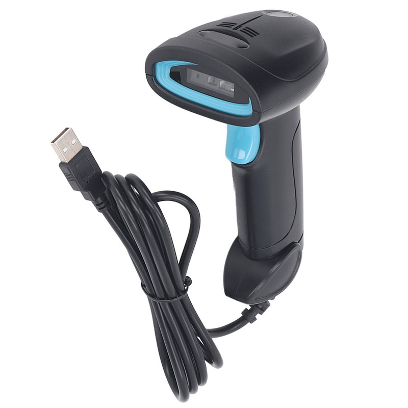 1D Barcode Scanner High Accuracy Fast Decoding Ergonomic USB Wired