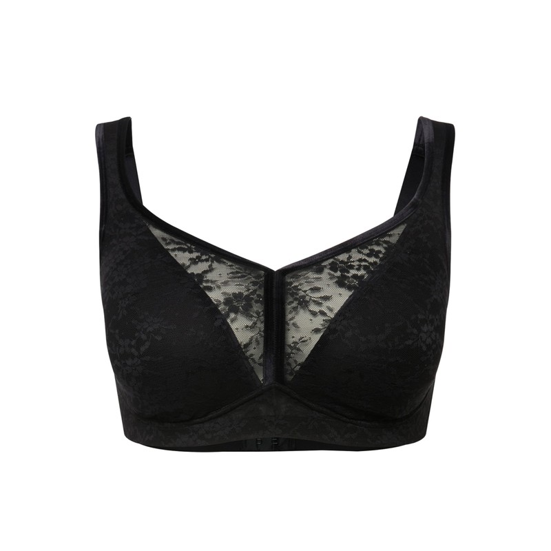 Ulla Popken Women's Bra, black