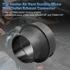 Zodazoqa Heater Ducting Adaptor 60mm To 75mm Car Heater Warm