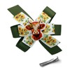 WD2U Girls 4.5" Sunflower Shaggy Brown Highland Cow Hair Bow